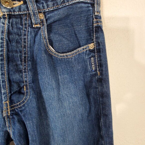 VTG Silver Jeans Co. womens Denim Straight Leg Jeans 29/34 Made In Canada Y2K - Picture 13 of 16